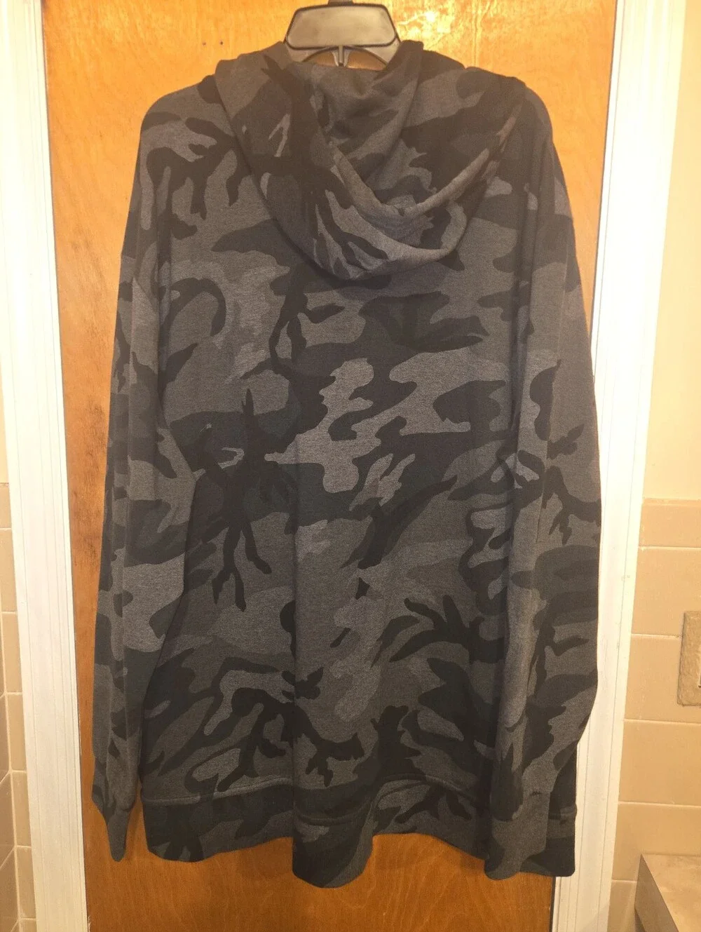 NWOT Polo by Ralph Lauren Men's Black & Gray Camo Zip-Up Hoodie